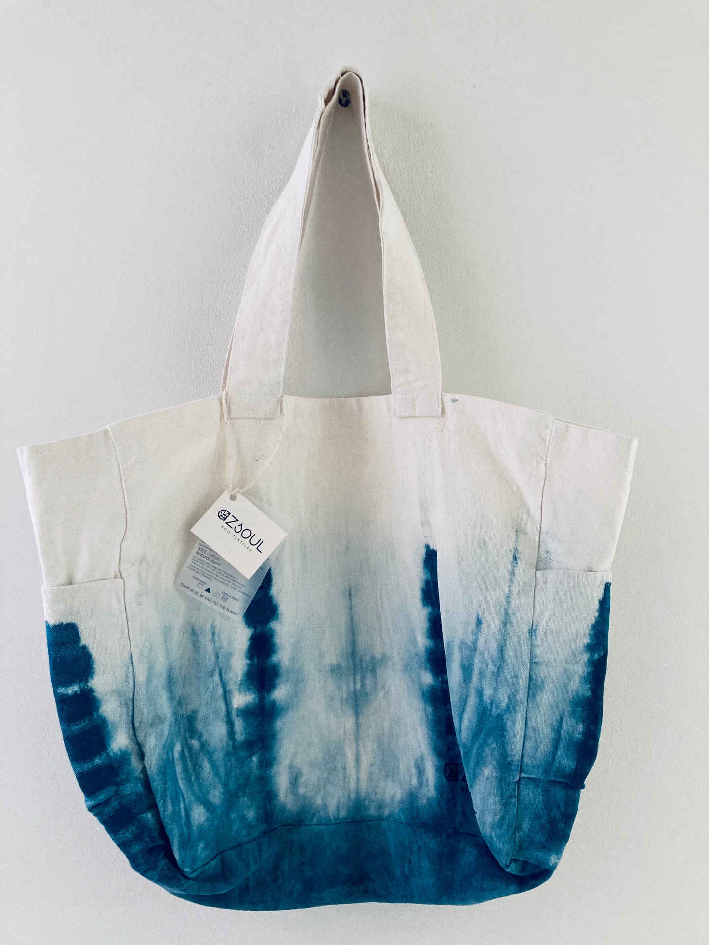 INDIGO SHIBORI BOLSO XL - ICEBERG