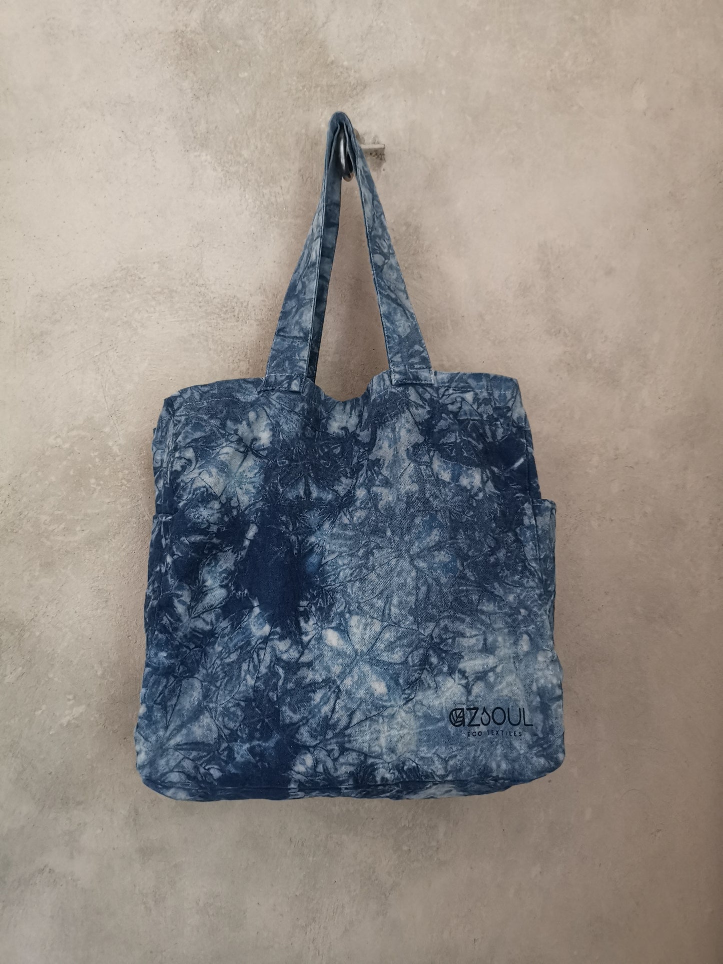 INDIGO SHIBORI BOLSO XL - OCEAN