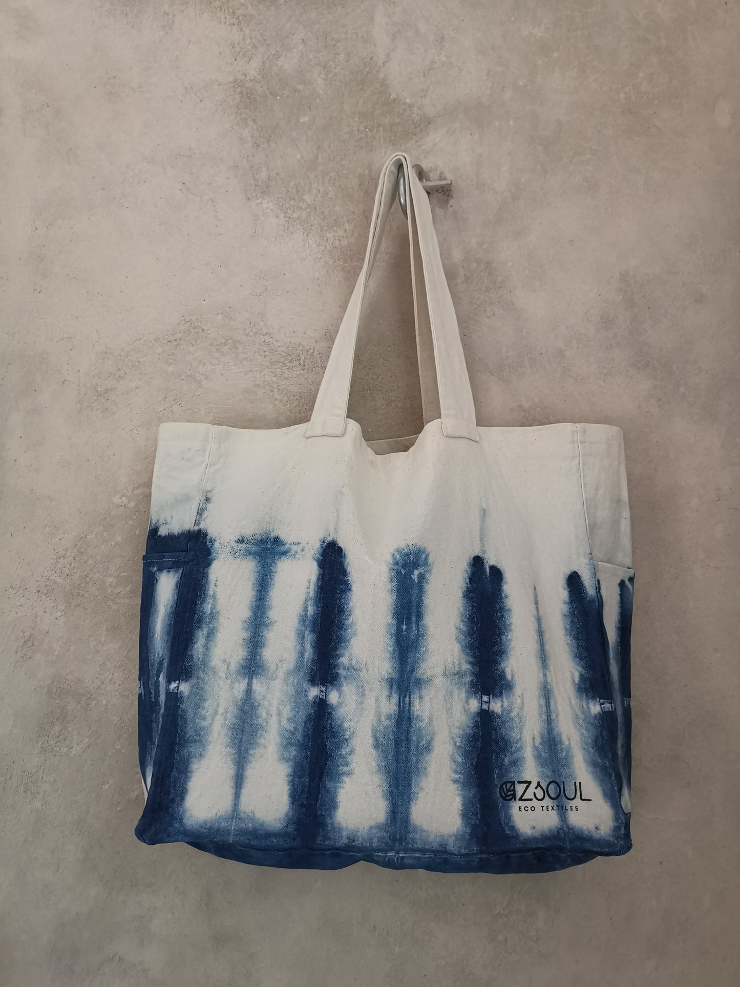 INDIGO SHIBORI BOLSO XL- VIBRATION