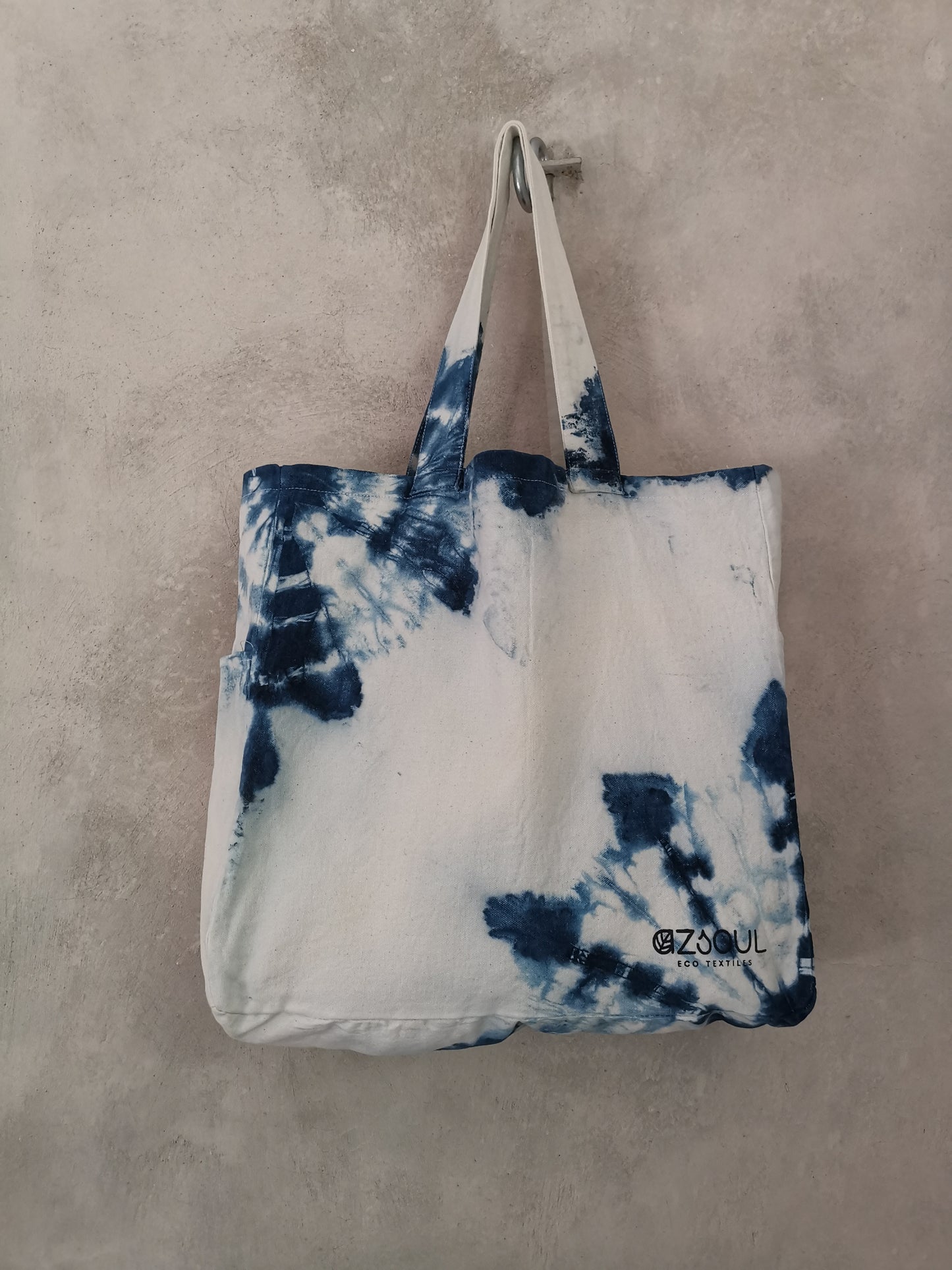 INDIGO SHIBORI BOLSO XL- FLAKES
