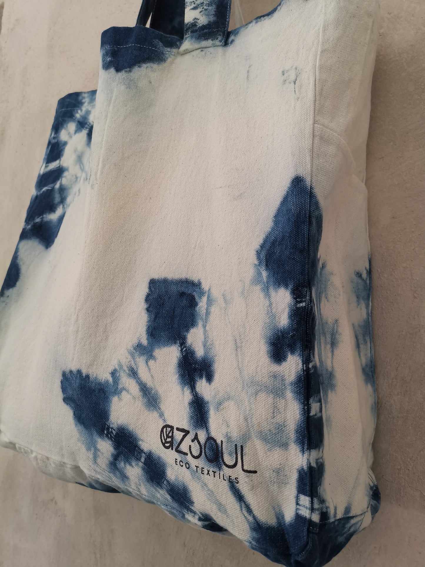 INDIGO SHIBORI BOLSO XL- FLAKES
