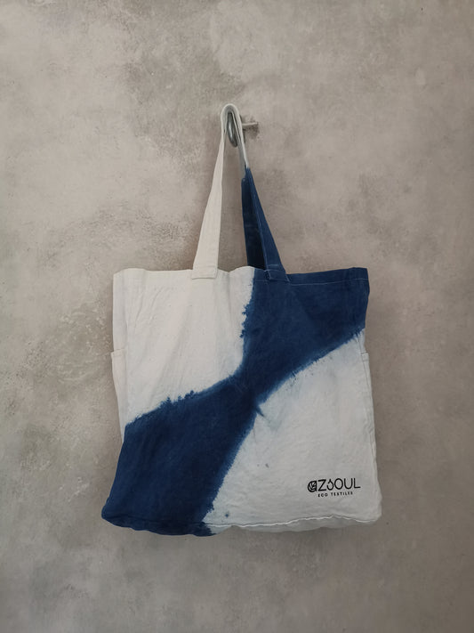 INDIGO SHIBORI BOLSO XL - REFLECTION