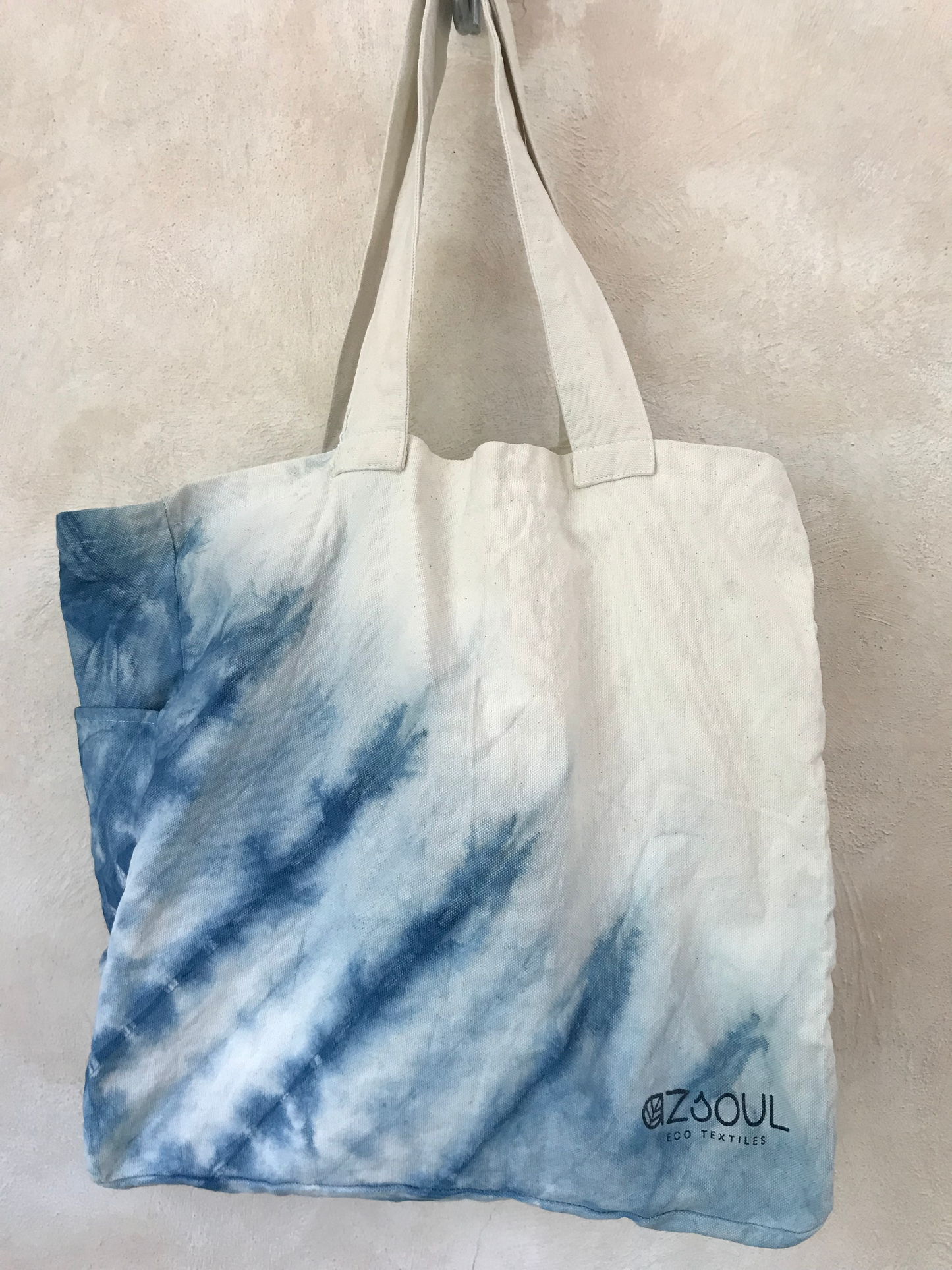 INDIGO SHIBORI BOLSO XL  -WAVE
