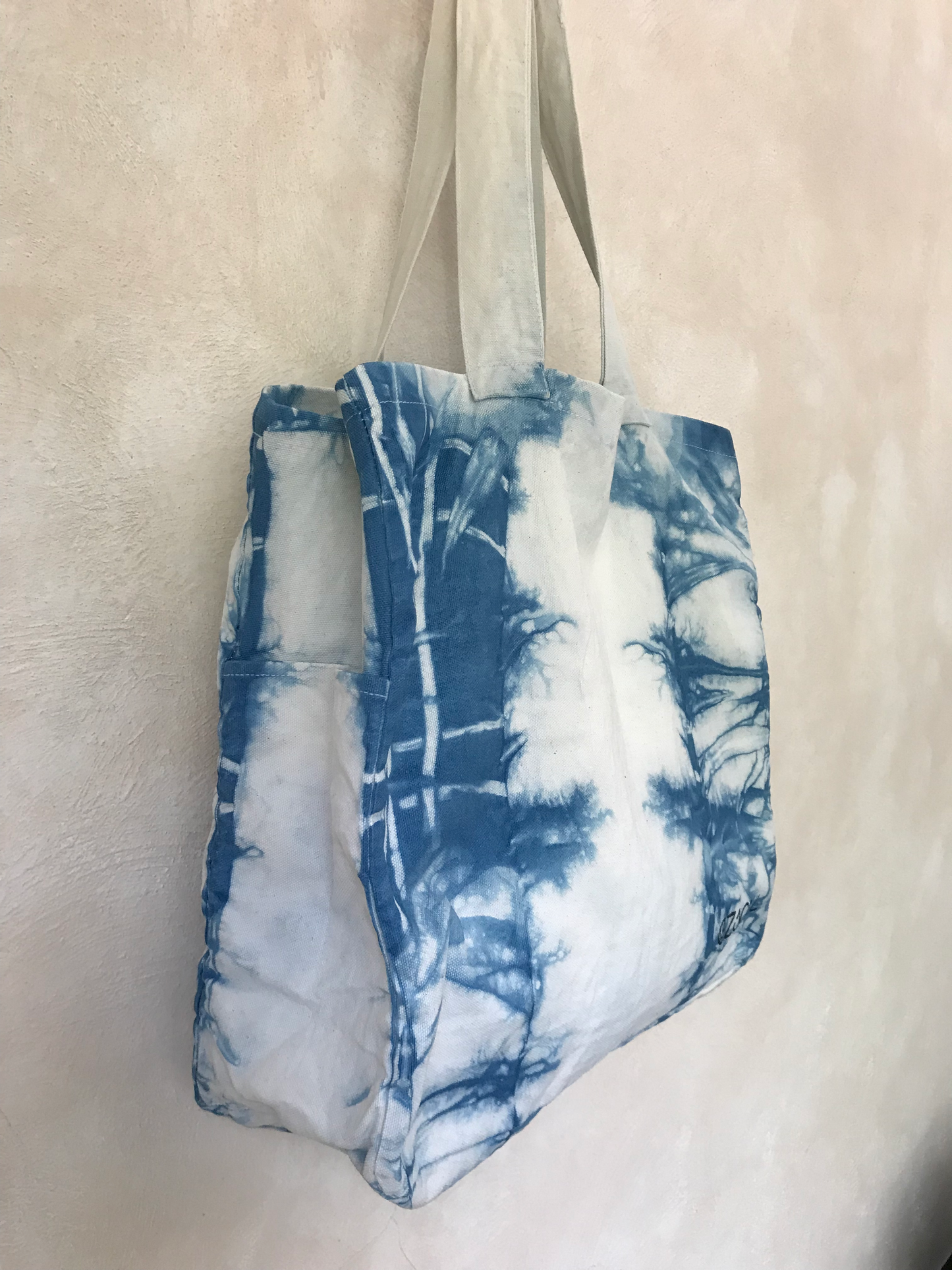 INDIGO SHIBORI BOLSO XL - ELECTRIC