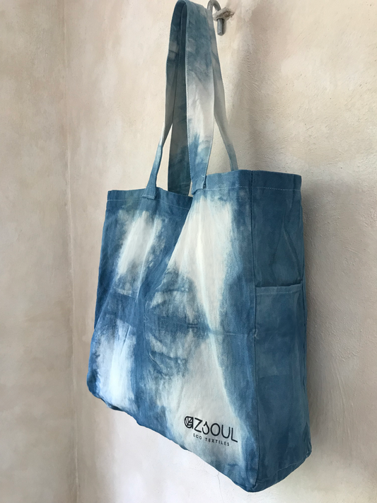 INDIGO SHIBORI BOLSO XL - CROSS