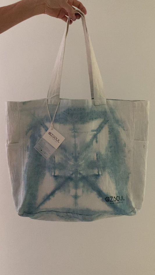 INDIGO SHIBORI BOLSO XL - ATTENTION