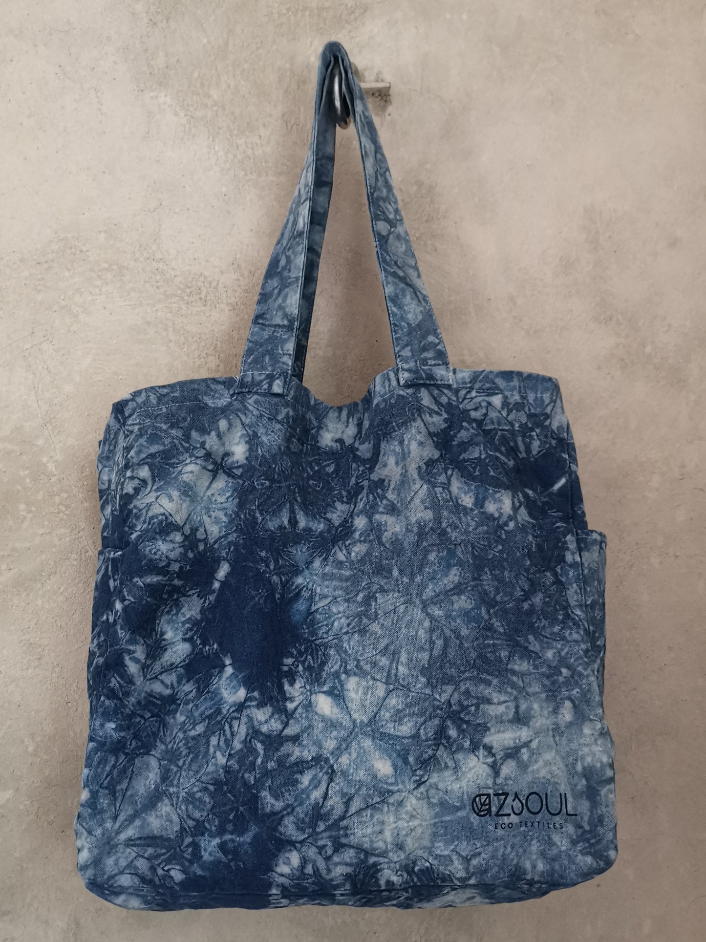 INDIGO SHIBORI BOLSO XL - OCEAN